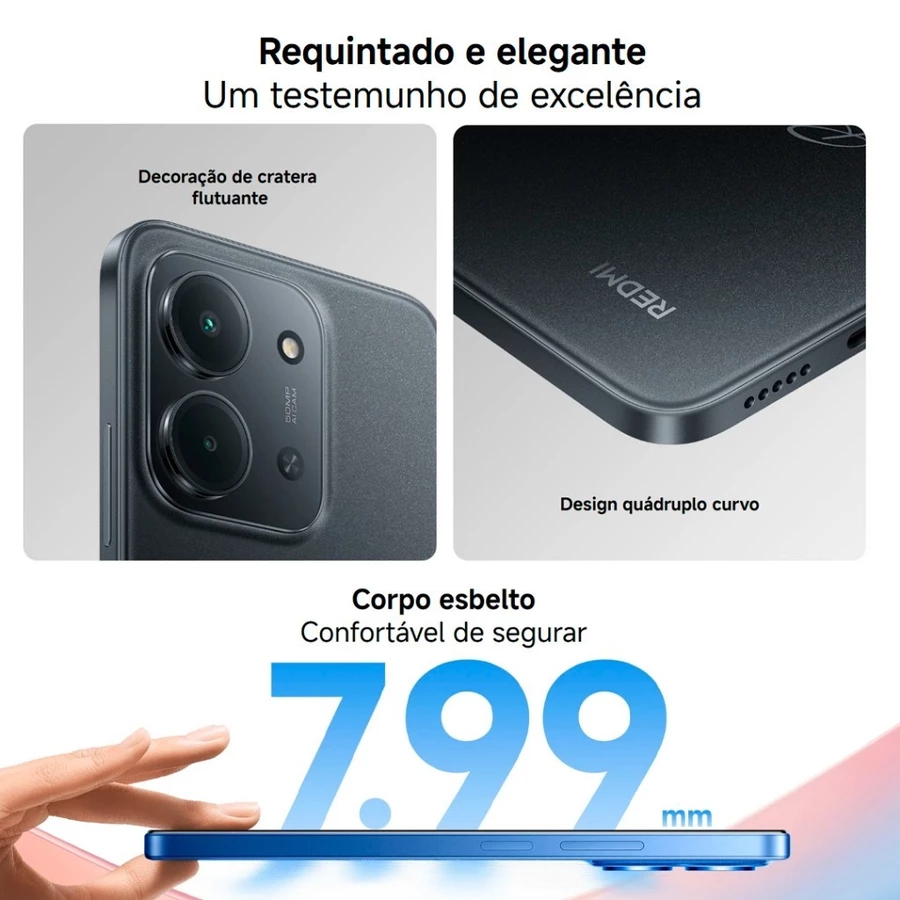 Celular Xiaomi Redmi 15C Dual SIM de 256GB 8GB RAM ORIGINAL - Imagem 2